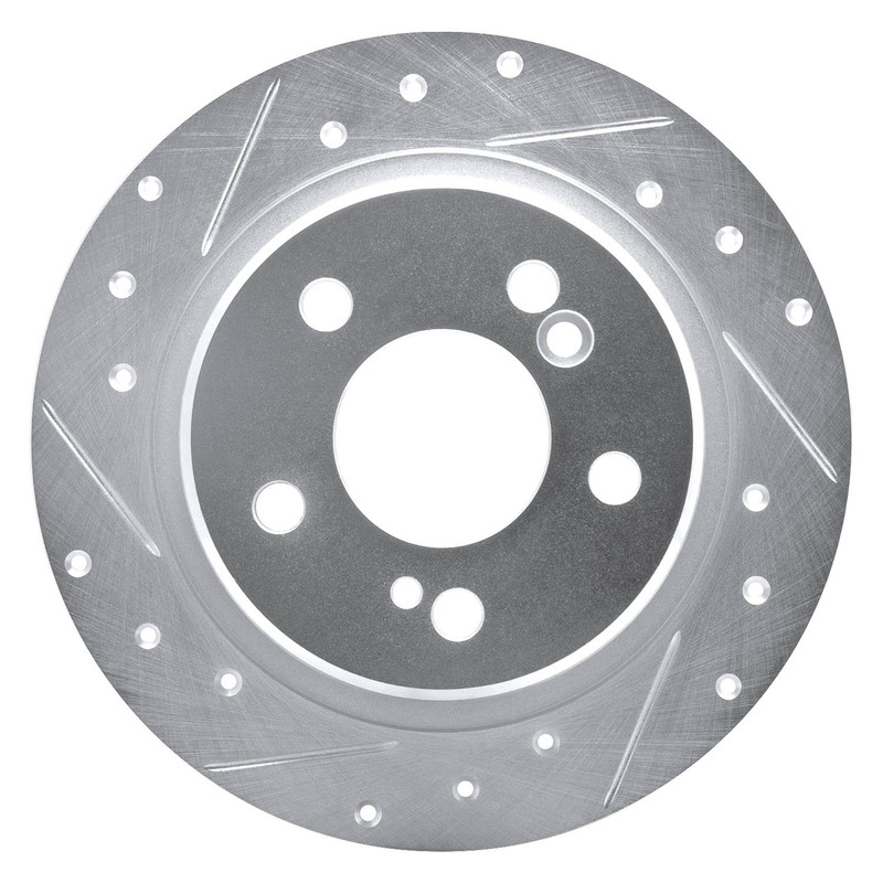 For Mercedes-Benz SL320 94-95 Brake Rotor DFC Premium Drilled & Slotted Rear