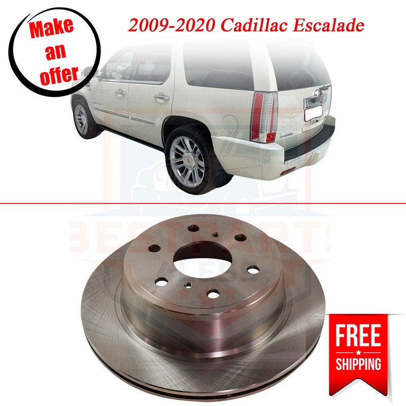 SureStop C27110006 Brake Disc rear left right side for 09-20 Cadillac Escalade