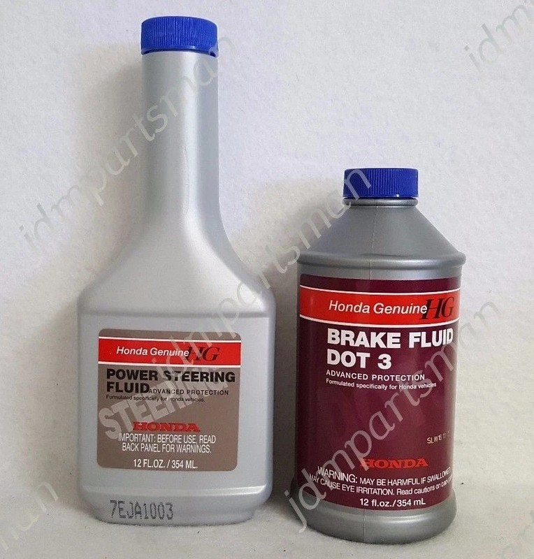 GENUINE for Honda Power Steering Fluid & Dot 3 Brake Fluid 12 fl. oz Bottle