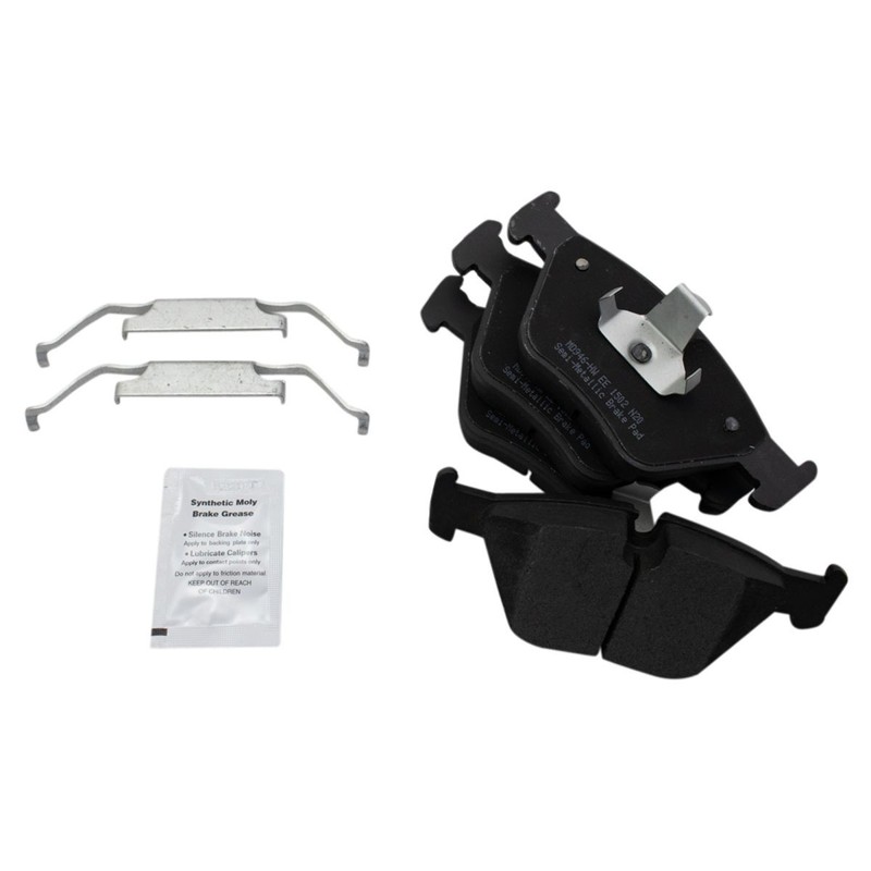 Brake Pad & Rotor Kit Set Front & Rear Semi-Metallic for BMW X3 gallery