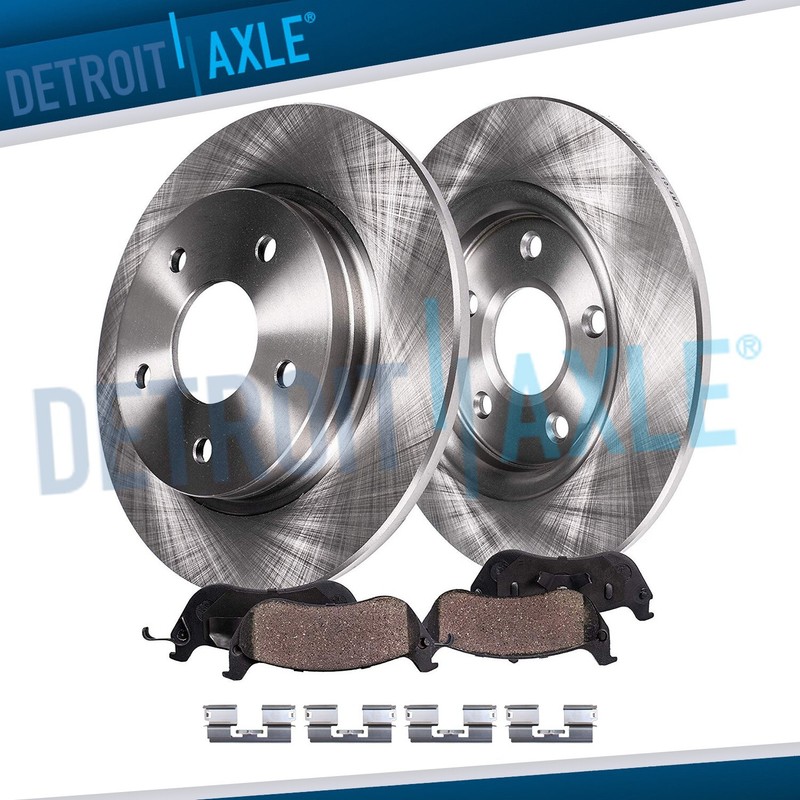 Rear Disc Brake Rotors Ceramic Brake Pads Kit for Cruze Volt Orlando Verano ELR