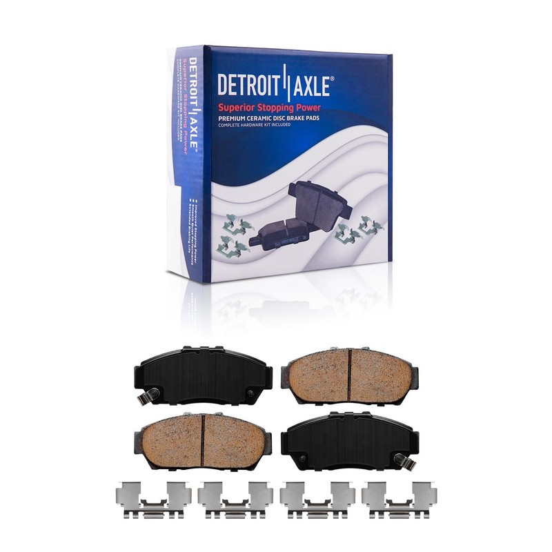 4-Lug Front & Rear Brake Pads Rotors for 1993-2001 Acura Integra gallery