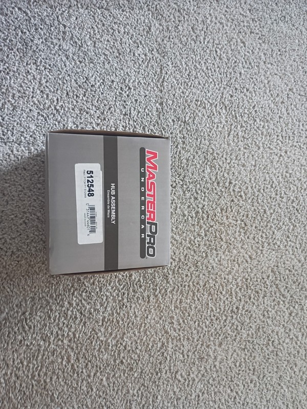 MasterPro brake rotor 512548, gray, Brand new, Never taken out of box, Hub Assem gallery