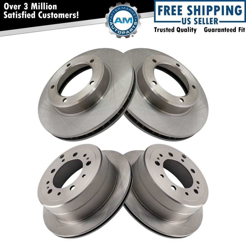 Brake Rotors Set Fits 1998-2007 Lexus LX470 Toyota Land Cruiser