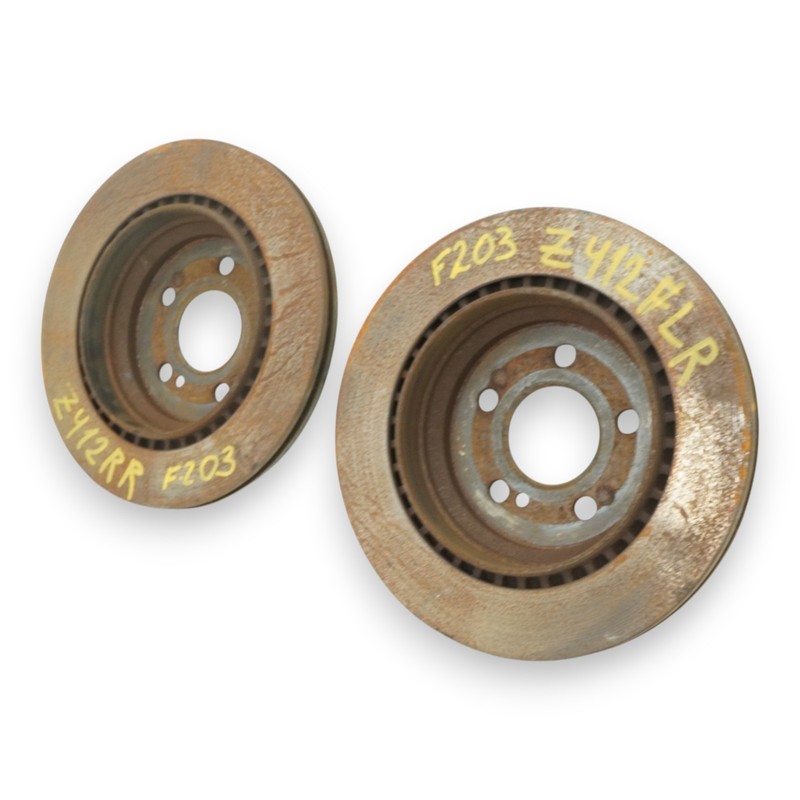 2003-2006 Mercedes S500 S430 W220 Rotor Brake Disc Rear Left Right 2204230212 gallery