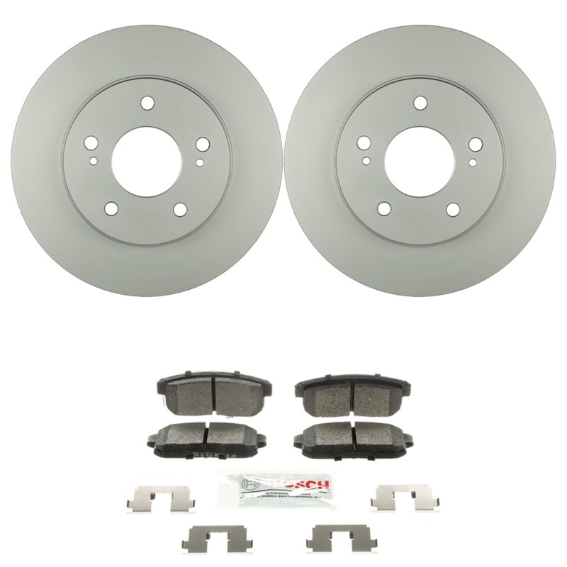 Bosch Rear Disc Brake Rotors & Ceramic Brake Pads Kit for I30 Maxima 3.0L 3.5L
