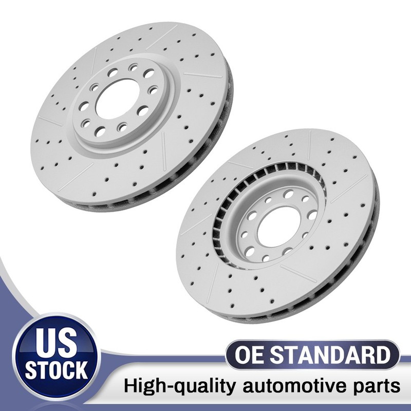 12.01″ Front Drilled Slotted Rotor for Dodge Dart Fiat 500X Compass Renegade