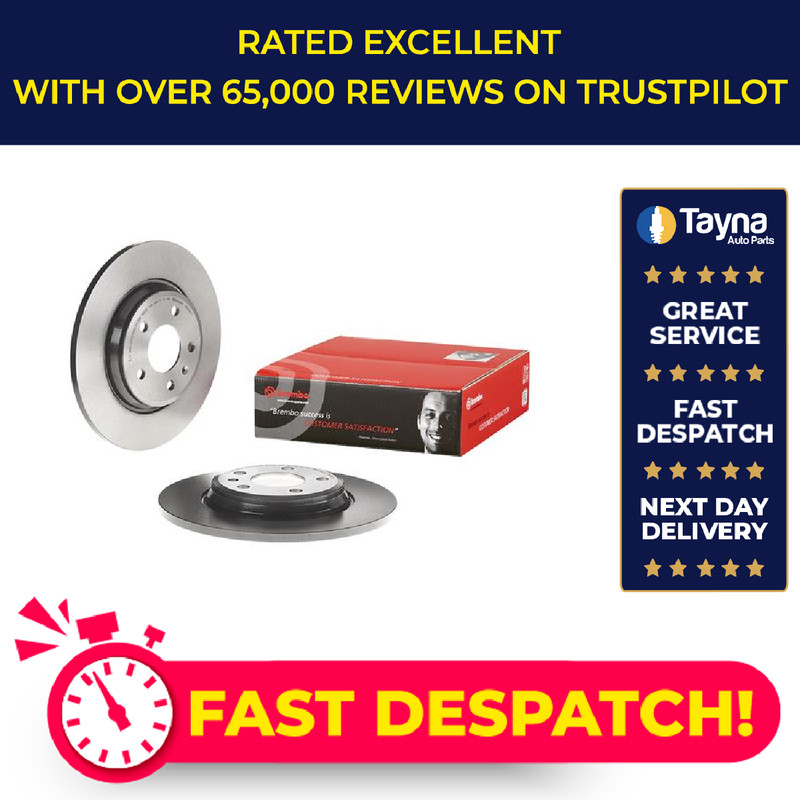 2x Brake Discs Pair Solid fits AUDI S5 F5 3.0 Rear 2016 on CWGD 300mm Set Brembo