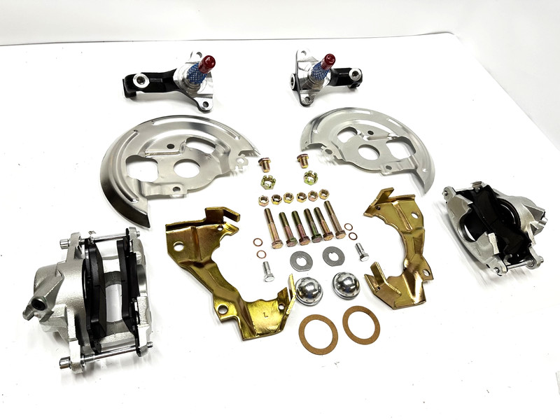 Disc Brake Conversion Kit 9" Booster Drilled Rotors For 1964-1972 GM A F X Body gallery