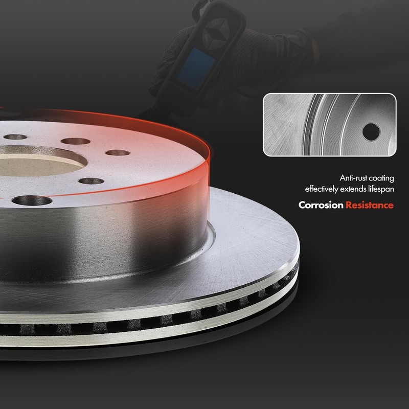 2Pcs Disc Brake Rotors for Toyota Tundra 2000-2006 Sequoia 2001-2007 Front Side gallery