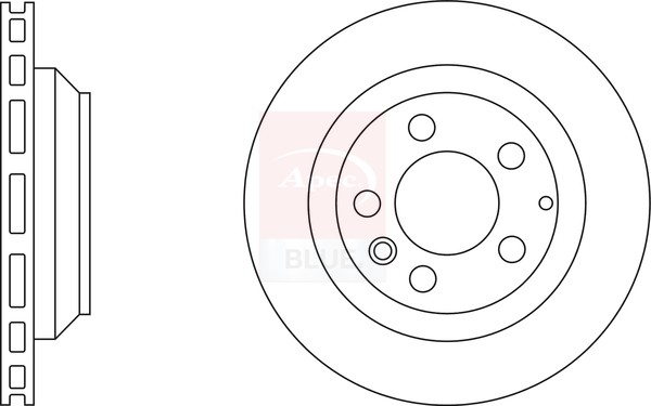 2x Brake Discs Pair Vented fits PORSCHE CAYENNE 92A, 9PA 4.8 Rear 2007 on 330mm gallery