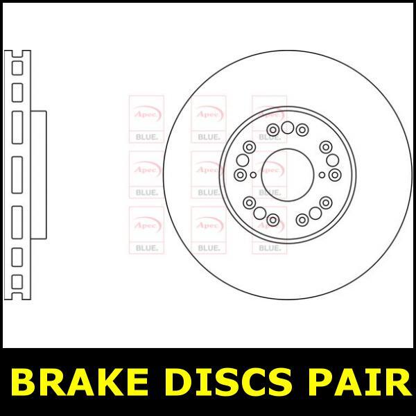Brake Discs Pair Front FOR LEXUS LS I 4.0 400 89->95 Petrol Blue gallery