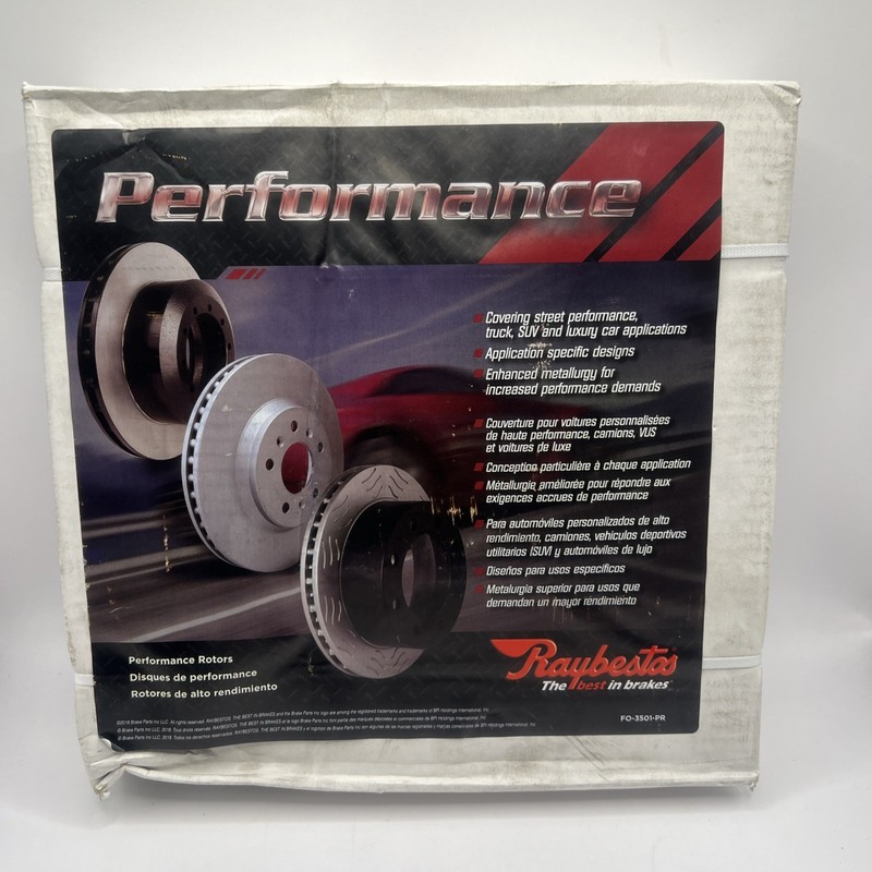 Raybestos 980411 Front Disc Brake Rotor Porsche 911 1984-1989 Performance NEW