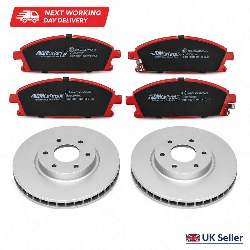 Standard Front Brake Discs and Performance Pads For Nissan Elgrand E52