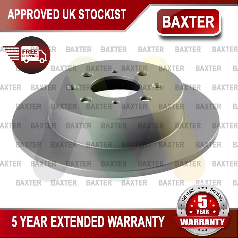 Fits Rover 25 1999-2005 MG ZR 2002-2005 ZS 2003-2005 Baxter Rear 1x Brake Disc