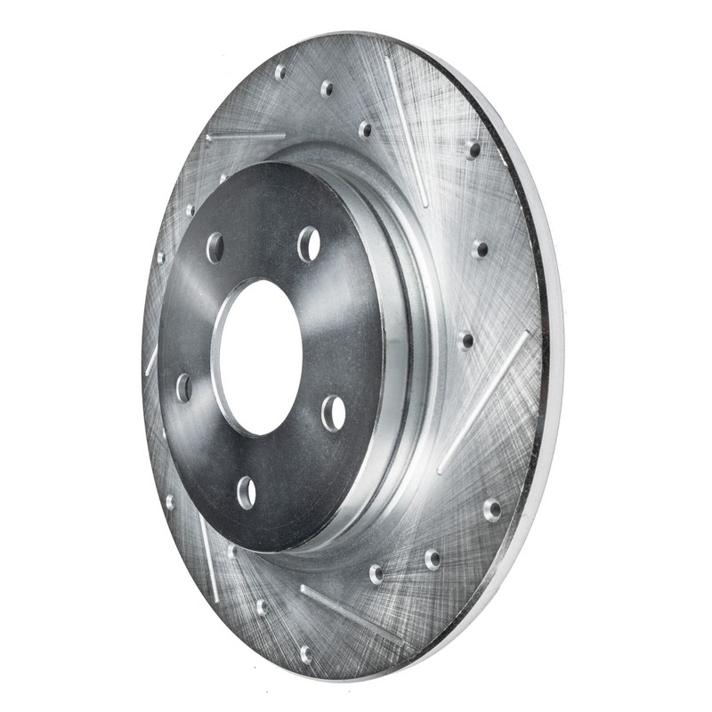 Rear Drilled Brake Rotors + Ceramic Pads for AUDI TT 2WD Beetle Jetta Golf gallery