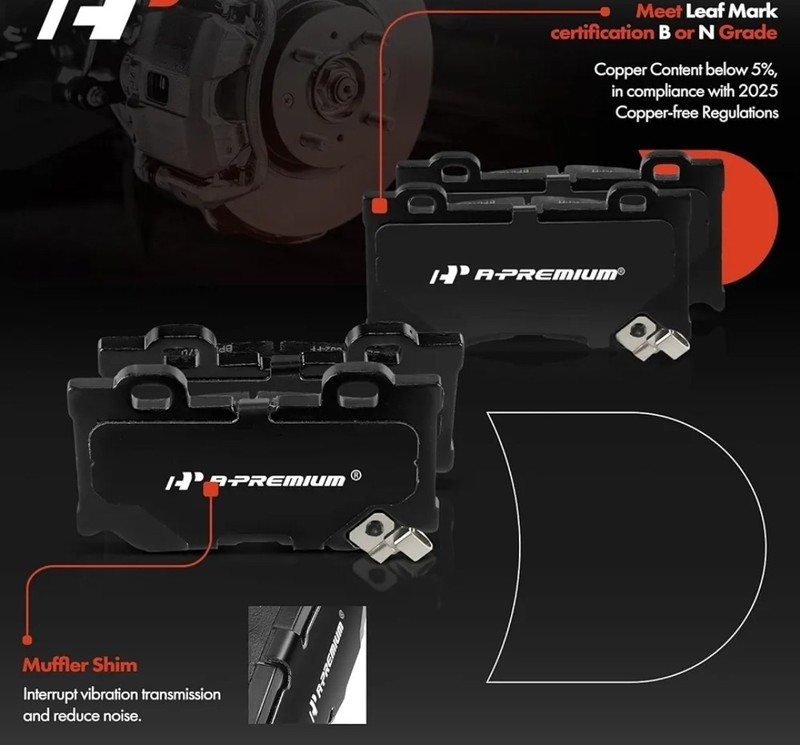 A-Premium Front and Rear Drilled Brake Rotor & Brake Pad - NISSAN/INFINITI gallery