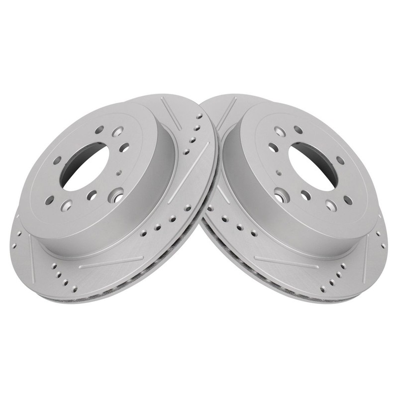 TRQ Rear Brake Rotors Set For 2007-2012 Mazda CX-7 gallery