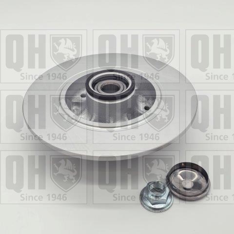2x Brake Discs Pair Solid fits RENAULT MEGANE Mk4 1.3 Rear 2018 on 260mm Set QH gallery