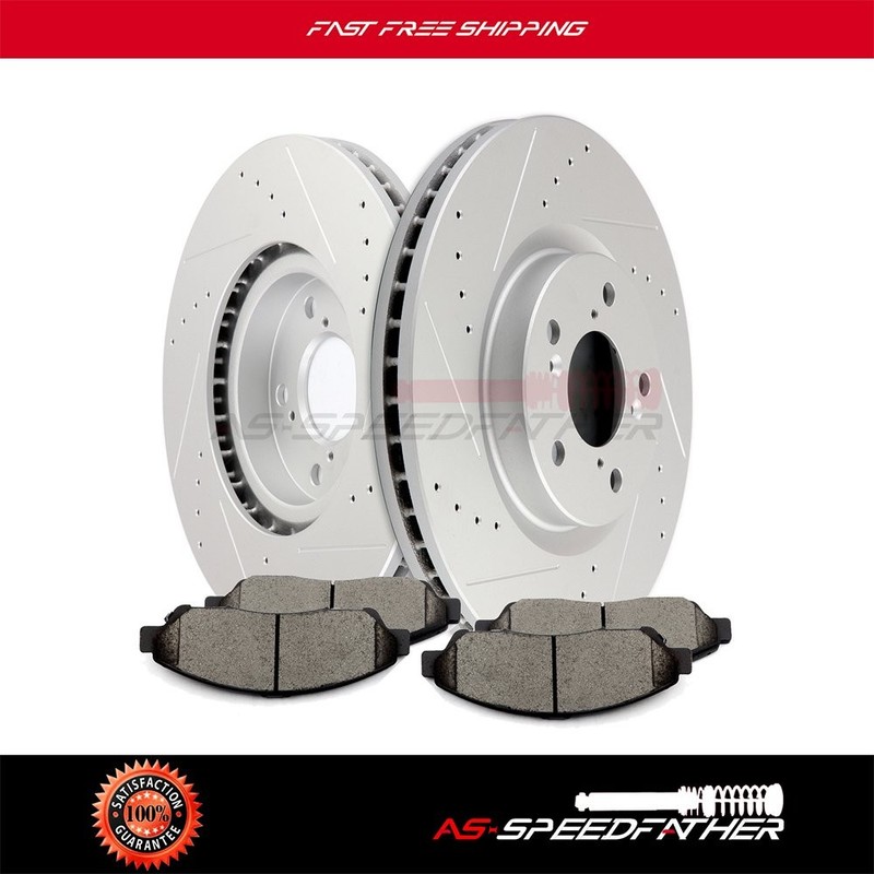 330mm Front Brake Discs Rotors & Ceramic Pads Kit For Acura MDX 2007 2008-2013
