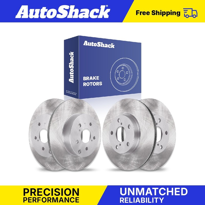 Front Rear Brake Rotors Set for Toyota, Prius V 2012-2017, FWD L4 1.8L