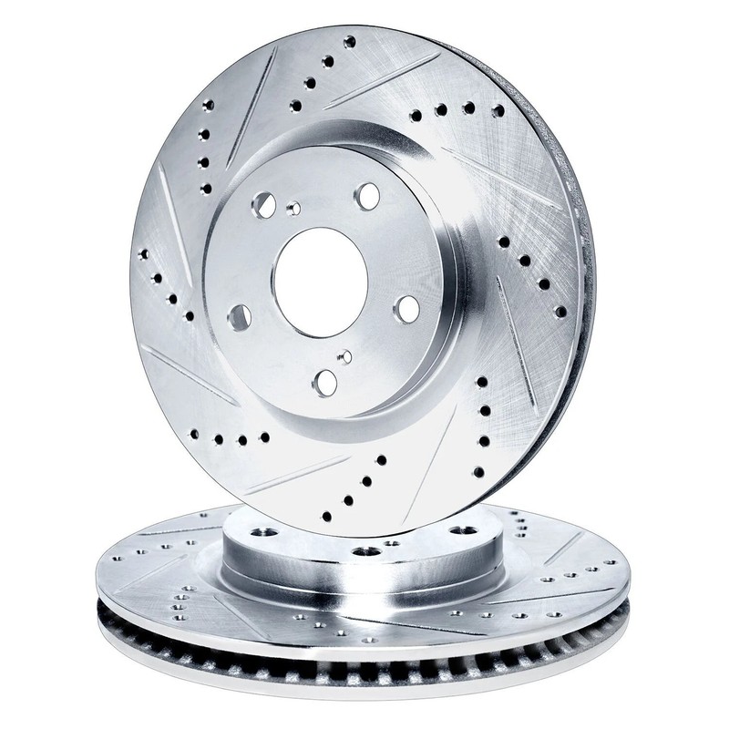 For Honda S2000 00-09 R1 Concepts Drilled & Slotted Front Brake Rotor Set gallery