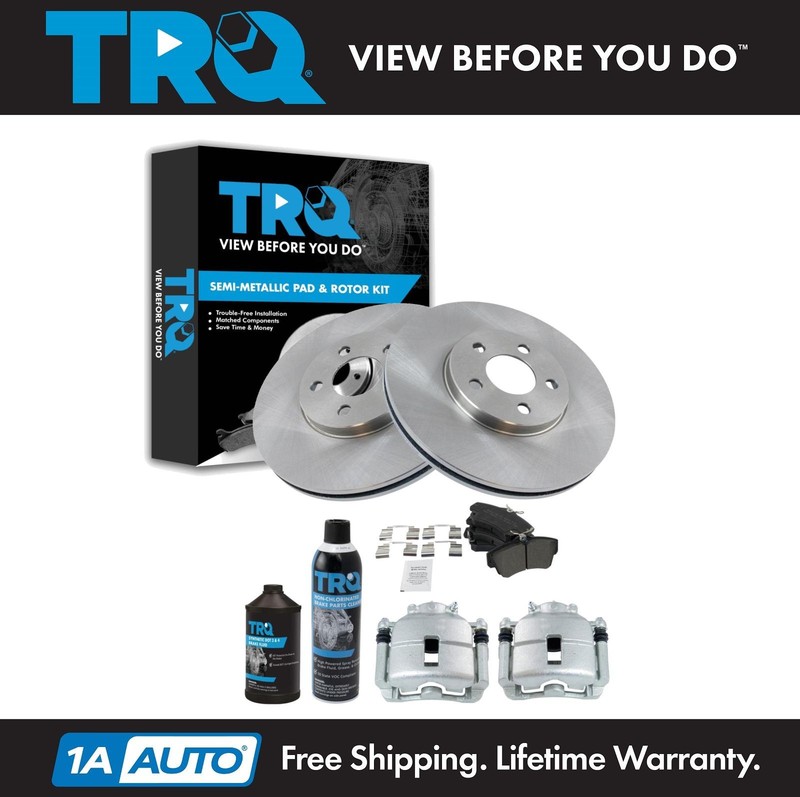 TRQ Front Brake Pad & Rotor Kit Fits 2001-2010 Chrysler PT Cruiser