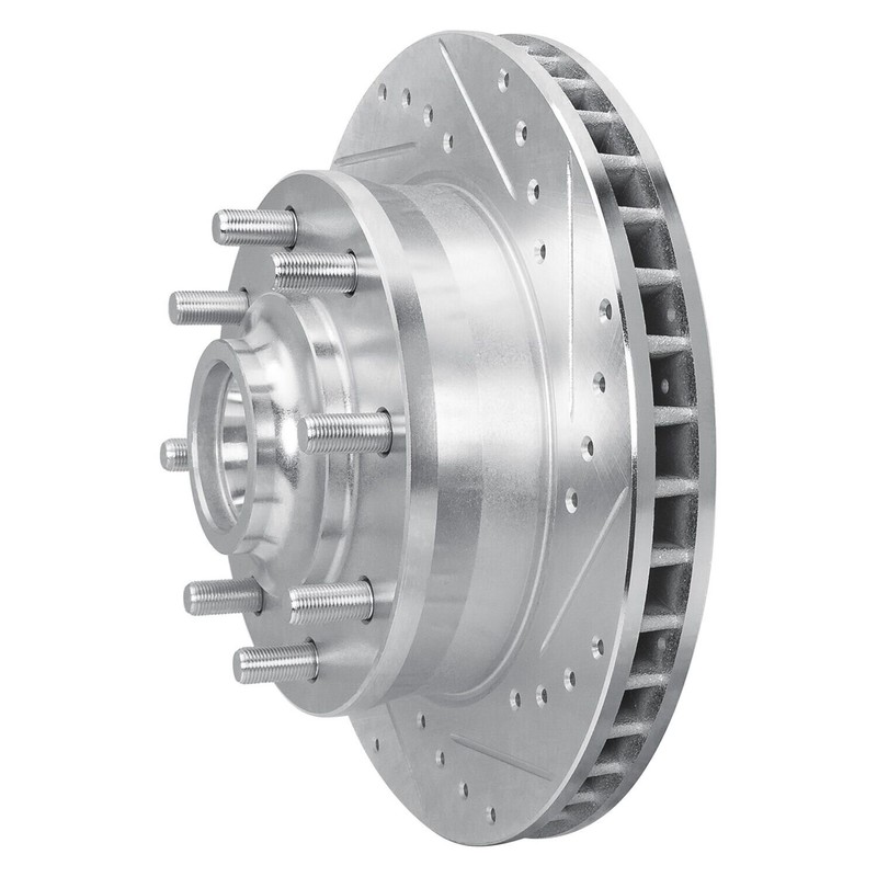 For Chevy G30 93-95 Brake Rotor eLINE Drilled & Slotted 1-Piece Front Passenger gallery
