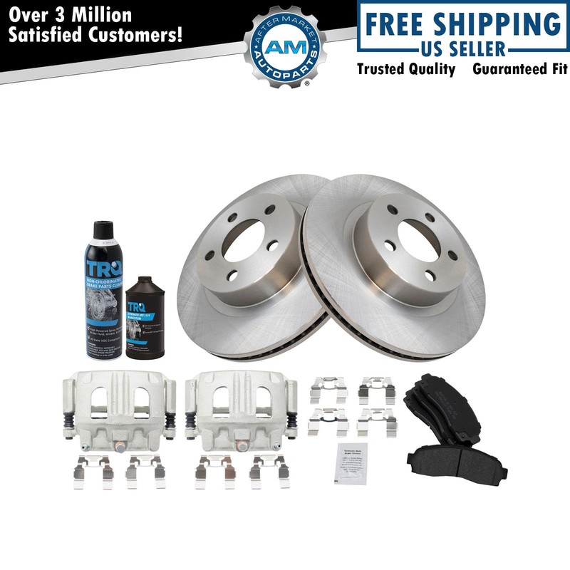 Front Brake Pad & Rotor Kit Fits 2001-2011 Ford 2003-2009 Mazda
