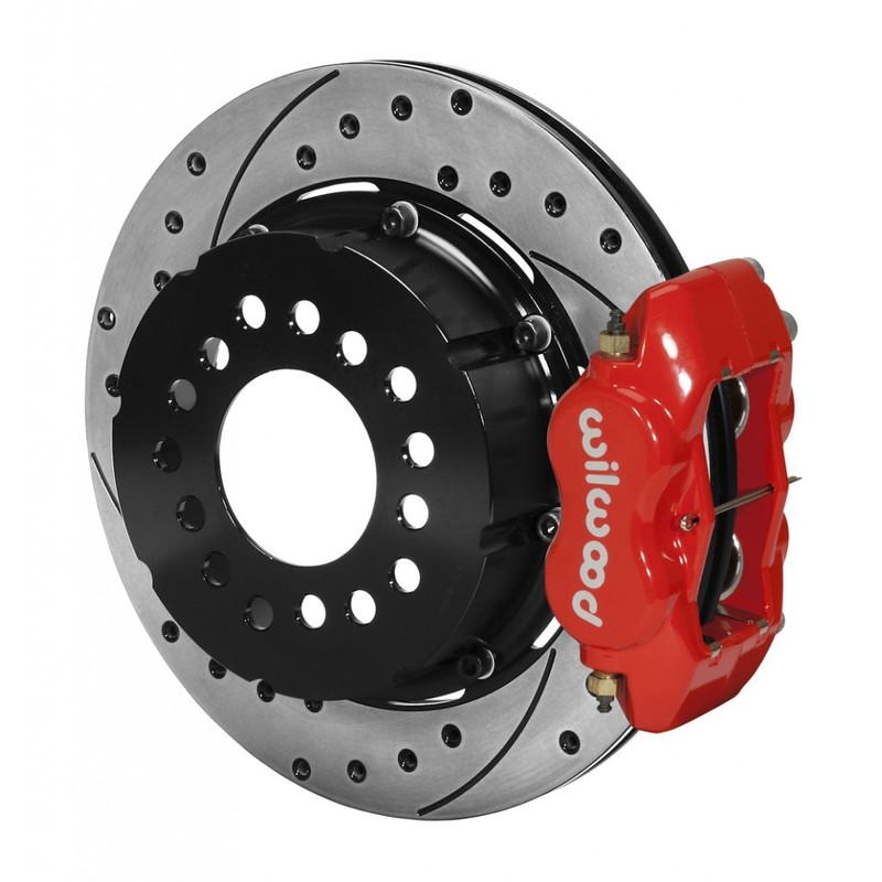 Wilwood For Ford Brake Kit Dynalite Forged P/S Rear Drilled Red New Big 2.50in