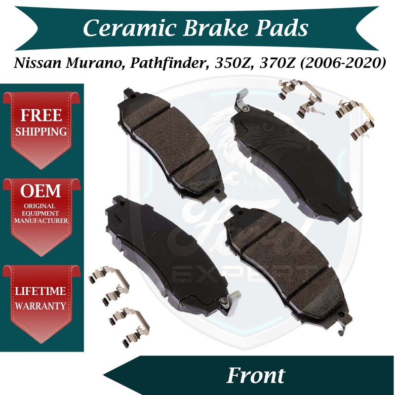 ACDelco OEM Front Ceramic Brake Pads Kit For 2006-2020 Nissan 9 Yr Warranty