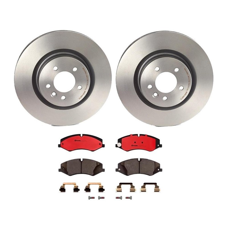 Brembo OE KT00004 Ceramic Disc Brake Kit for 2010-2016 Land Rover LR4
