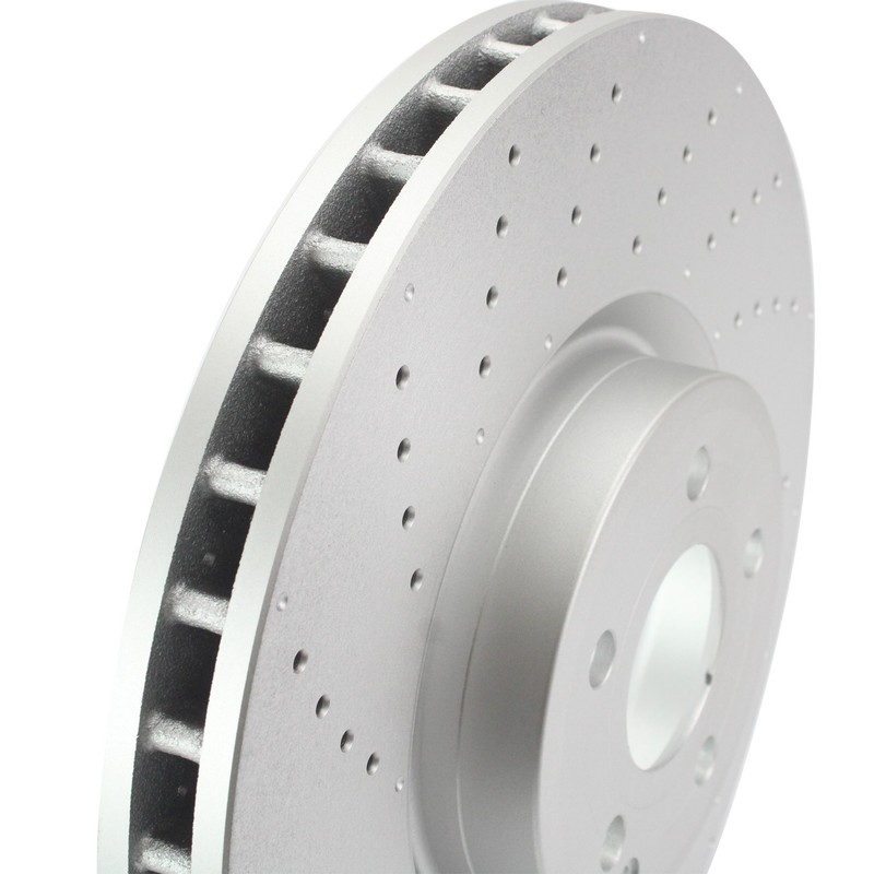 Hella 360mm Front Coated Drilled Disc Brake Rotor For Mercedes R231 SL550 gallery