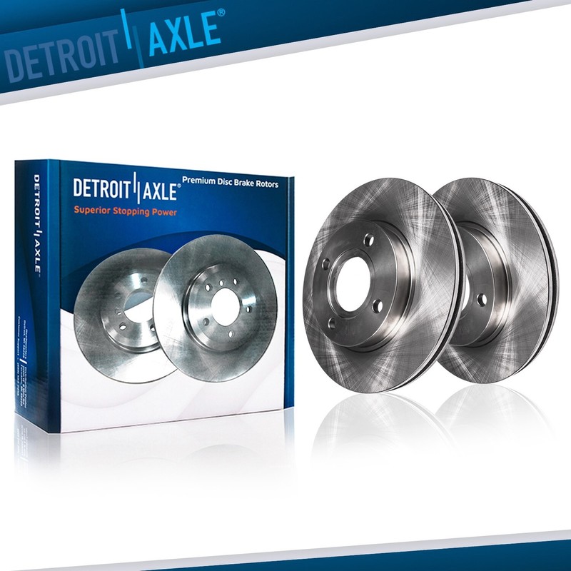 10.16 inch (258mm) Front Left and Right Disc Brake Rotors for Nissan Kicks Versa