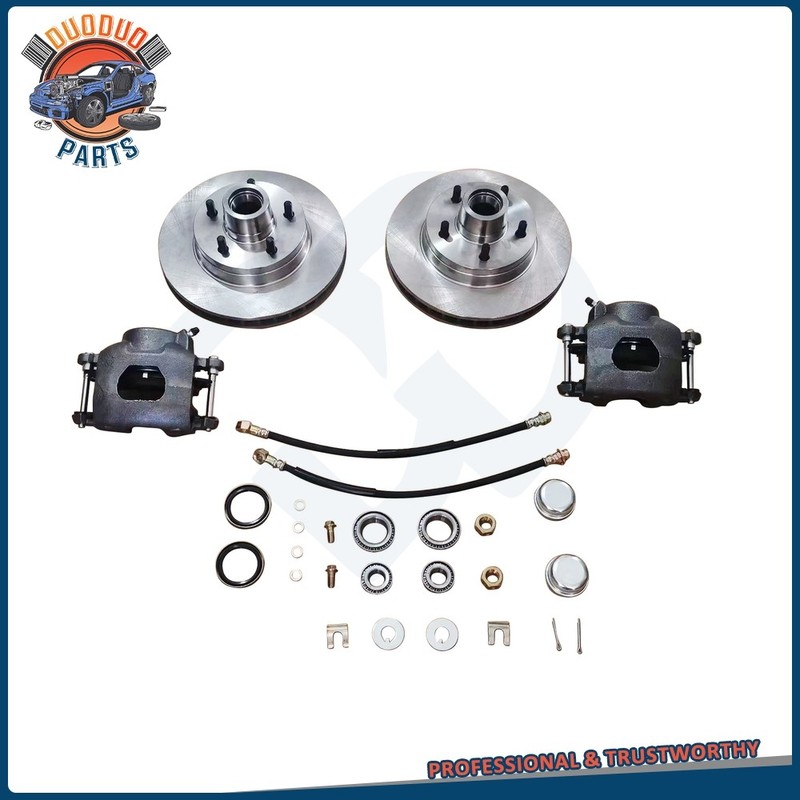 Front Truck Disc Brake Conversion Wheel Component Kit 5Lug For 1960-72 Chevy C10