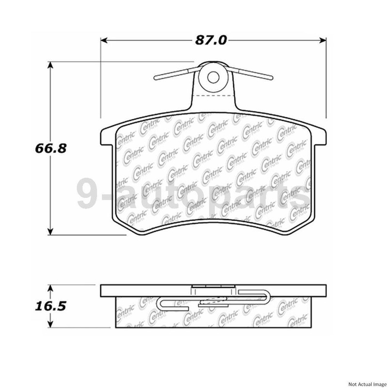 Rear Disc Brake Rotors + Ceramic Brake Pads For 1991-1995 Alfa Romeo 164 gallery