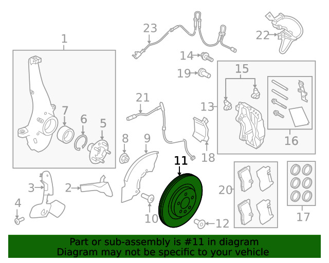 Genuine Land-Rover Brake Rotor LR161893 gallery