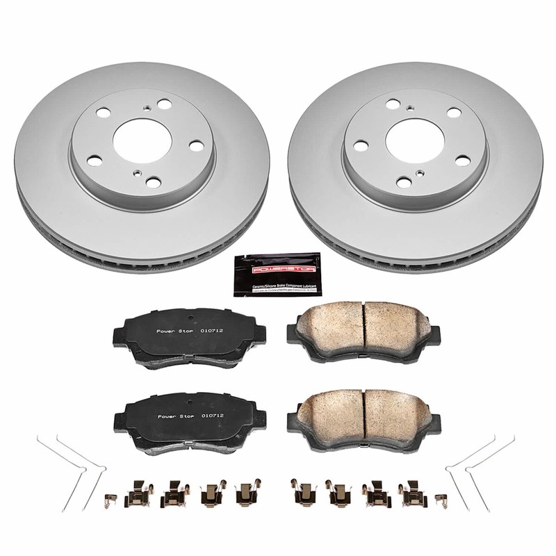 CRK2776 Powerstop 4-Wheel Set Brake Disc and Pad Kits Front & Rear for Camry gallery