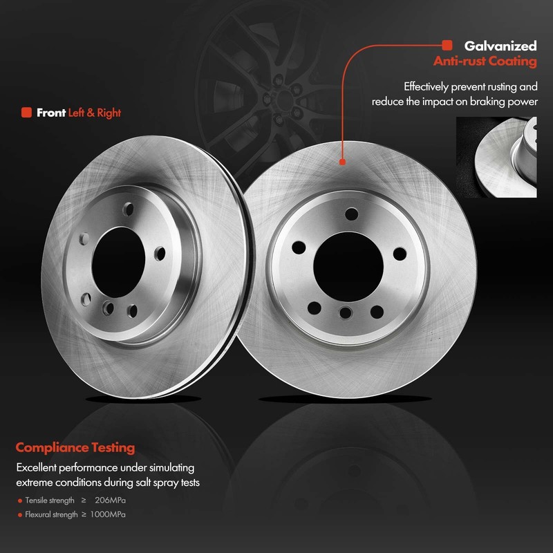 Front Disc Brake Rotors & Pads + Calipers for BMW E46 323i 325i E36 Z3 E85 Z4 gallery