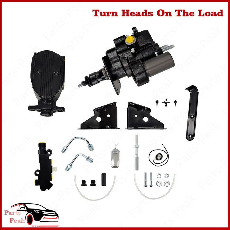 Boost Power Brake Booster Master Disc Drum Valve Hoses For Chevrolet Olds Hydro