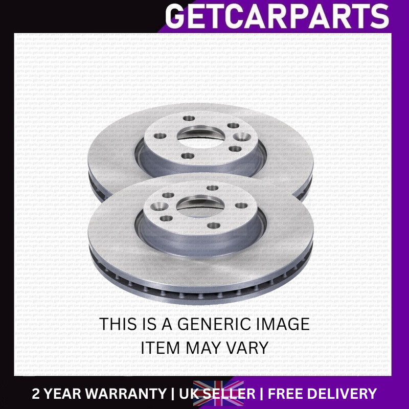 Mercedes Sprinter 3-5T 2018+ Pair Front Vented Brake Discs 300mm