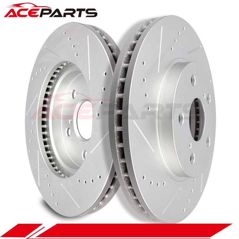 FRONT BRAKE ROTORS FOR LEXUS ES300 IS250 TOYOTA AVALON CAMRY SIENNA SOLARA 2PCS