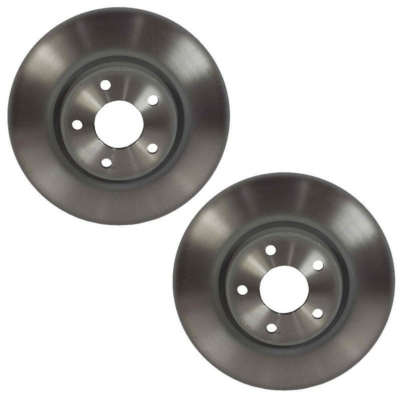 Motorcraft OEM Set of 2 300mm Front Vented Disc Brake Rotors for Ford Lincoln