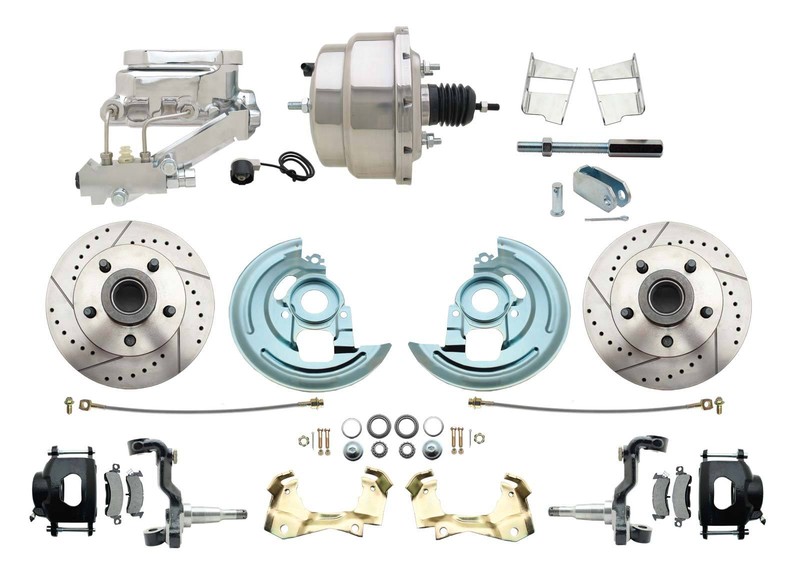 Deluxe High Performance Upgrade Front Power Disc Brake Conversion, Stock Height