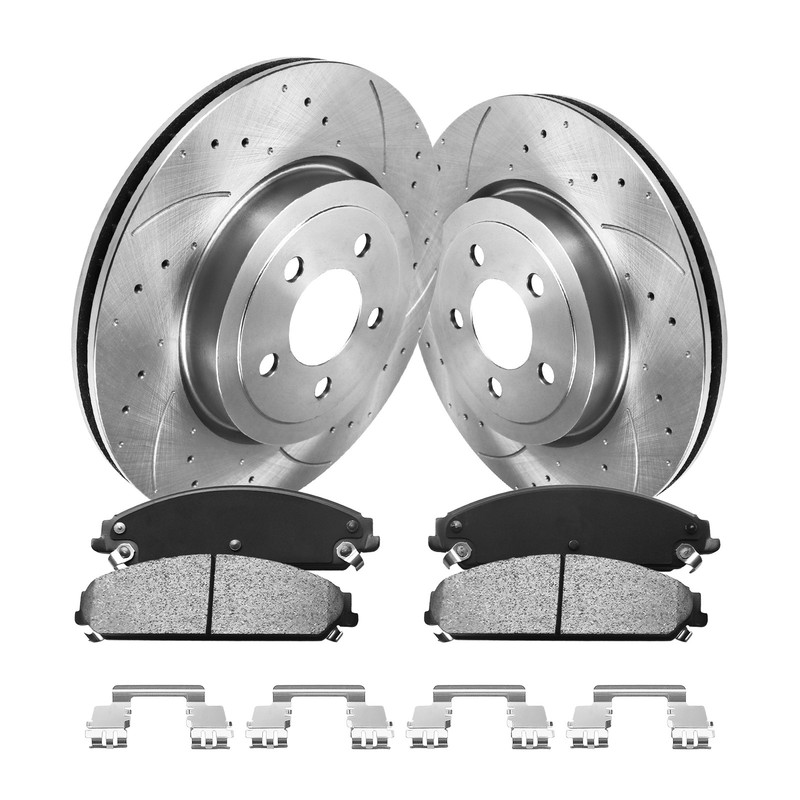 Front Rear Disc Brake Rotor Brake Pads For Dodge Charger Challenger Magnum 300 gallery