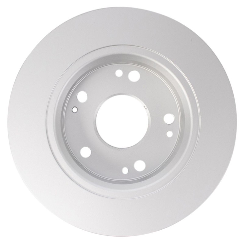 TRQ Rear Premium Semi Metallic Brake Pad & Coated Rotor Kit w/Fluids for Honda gallery