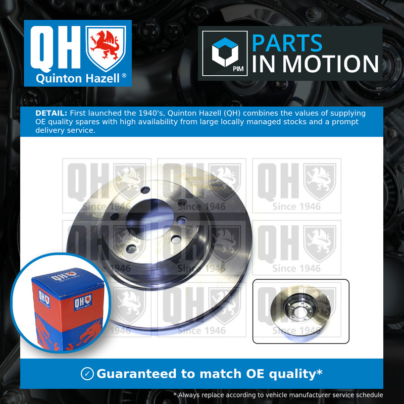 2x Brake Discs Pair Vented fits BMW 330 E90 3.0D Front 05 to 07 330mm Set QH New