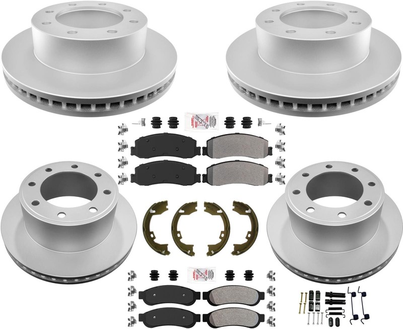 Off Road Performance Coated Brake Rotors & Brake Pads for Ford F250 2008-12 4×4