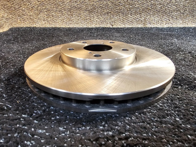 (QTY 2) PowerStop JBR716 Plain Vented Front Brake Rotor For Lexus GS 1993-2005 gallery