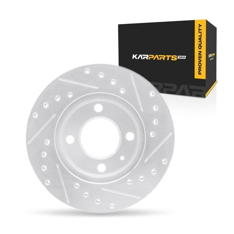 For Volkswagen Derby 1995-2009 Disc Brake Rotor | Silver | 4 Lug/Stud Holes